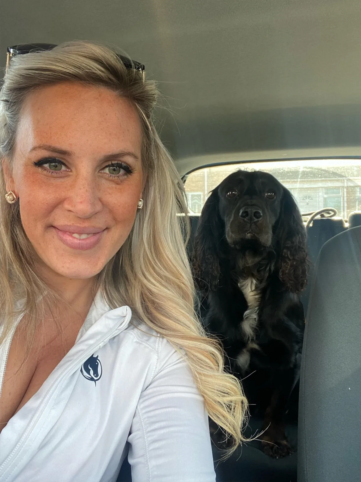 Sam with a Cocker Spaniel